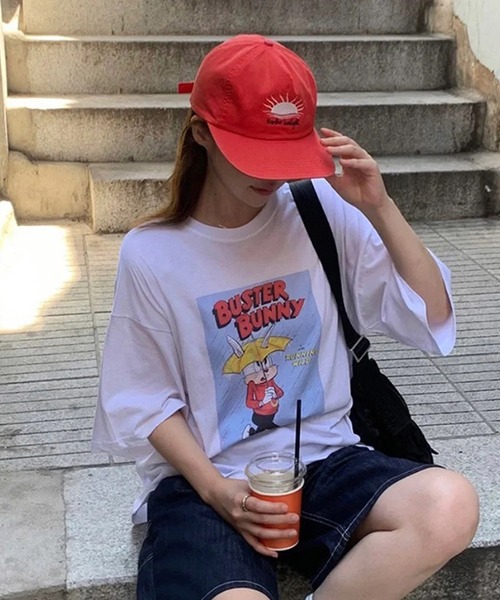 MEMECLE(メメクル)の「【 MEMECLE / メメクル 】ヴィンテージ サンライト ボールキャップ(キャップ・レディース・ブラウン/レッド/ダークグレー/アイボリー・FREE)」の9枚目の写真