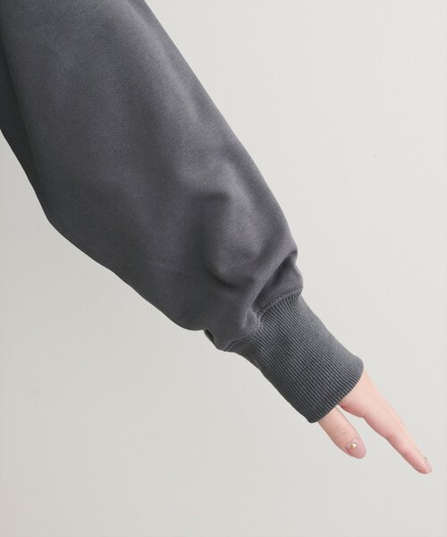 natural couture(ナチュラルクチュール)の「オフショルにもなる2way裏毛プルオーバー(Tシャツ/カットソー・レディース・スミクロ/ブラウン/ボルドー/ライトベージュ/サックスブルー・FREE)」の12枚目の写真