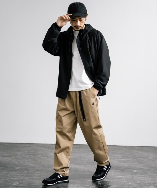 KANGOL（カンゴール）の「【KANGOL/カンゴール】別注コラボ ストレッチツイル・デニムクライミングパンツ（デニムパンツ・メンズ・ブラック/ベージュ/オフホワイト/カーキ/ブルー/インディゴブルー・M/L/XL）」の19枚目の写真