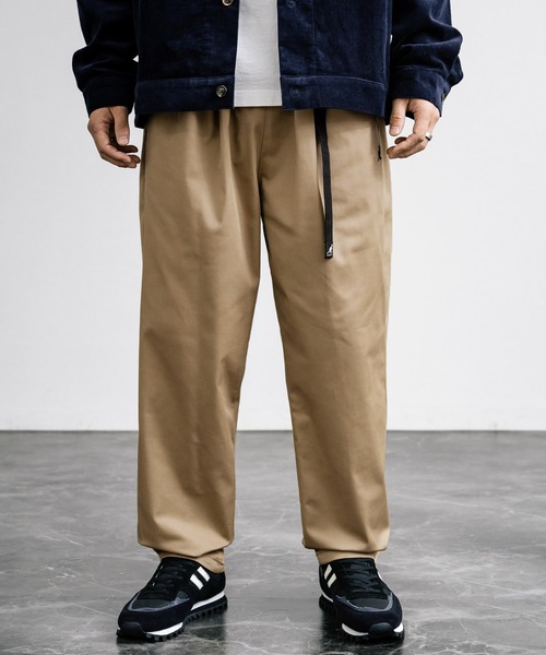 KANGOL（カンゴール）の「【KANGOL/カンゴール】別注コラボ ストレッチツイル・デニムクライミングパンツ（デニムパンツ・メンズ・ブラック/ベージュ/オフホワイト/カーキ/ブルー/インディゴブルー・M/L/XL）」の20枚目の写真
