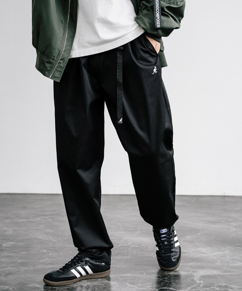 KANGOL（カンゴール）の「【KANGOL/カンゴール】別注コラボ ストレッチツイル・デニムクライミングパンツ（デニムパンツ・メンズ・ブラック/ベージュ/オフホワイト/カーキ/ブルー/インディゴブルー・M/L/XL）」の13枚目の写真
