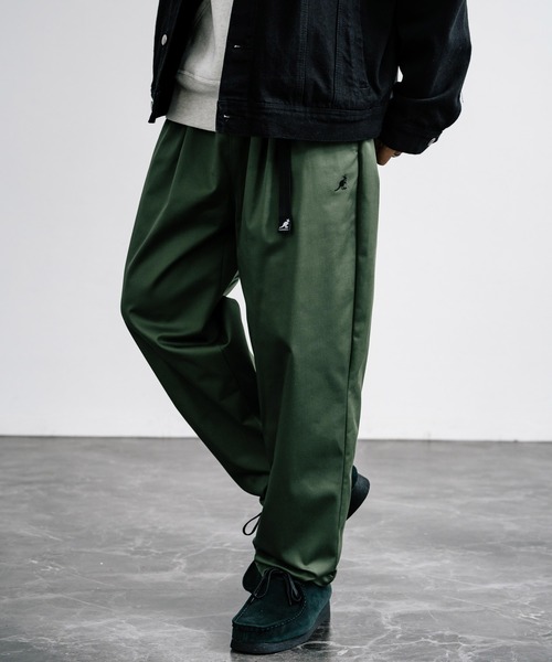 KANGOL（カンゴール）の「【KANGOL/カンゴール】別注コラボ ストレッチツイル・デニムクライミングパンツ（デニムパンツ・メンズ・ブラック/ベージュ/オフホワイト/カーキ/ブルー/インディゴブルー・M/L/XL）」の21枚目の写真