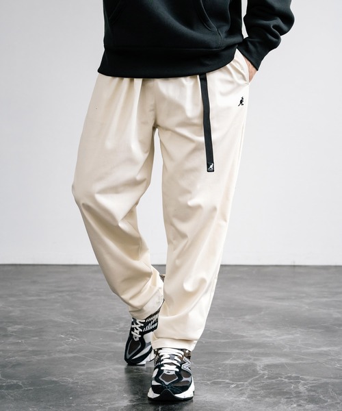 KANGOL（カンゴール）の「【KANGOL/カンゴール】別注コラボ ストレッチツイル・デニムクライミングパンツ（デニムパンツ・メンズ・ブラック/ベージュ/オフホワイト/カーキ/ブルー/インディゴブルー・M/L/XL）」の8枚目の写真