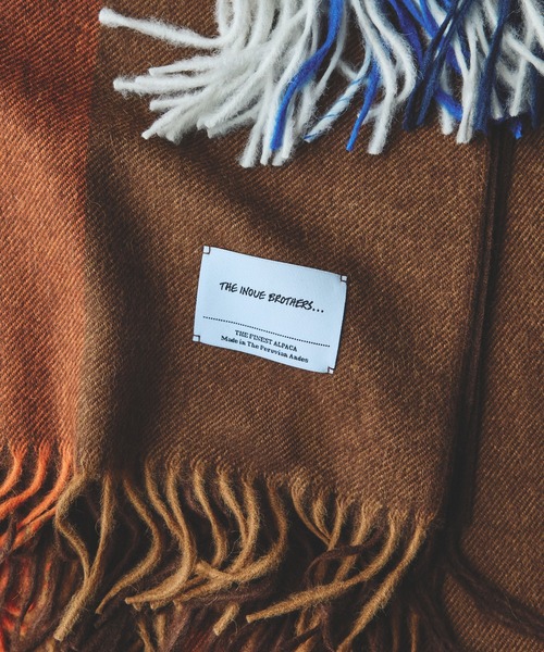 THE INOUE BROTHERS / アルパカ ブラッシュマフラー（マフラー）｜THE