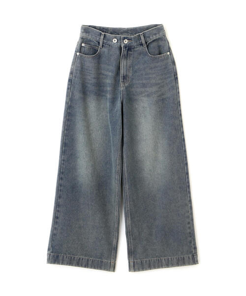FREE'S MART（フリーズマート）の「◆裾ボタン2WAYバギーデニム（デニムパンツ・レディース・ブラック系その他/ブルー系その他3・MEDIUM/SMALL）」の12枚目の写真