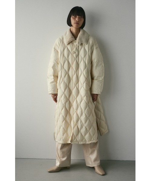 STYLEMIXER（スタイルミキサー）の「【別注】TAIONロングダウンコート（ダウンジャケット/コート・レディース・アイボリー/ブラック・FREE）」の6枚目の写真