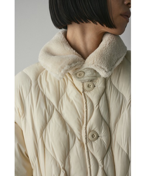 STYLEMIXER（スタイルミキサー）の「【別注】TAIONロングダウンコート（ダウンジャケット/コート・レディース・アイボリー/ブラック・FREE）」の11枚目の写真