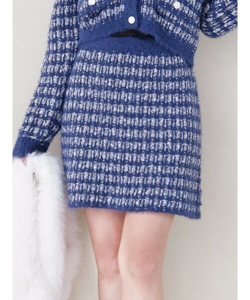 EATME ロゴニットトップス スカート セットアップ 奈緒(EATME)｜EATMEのニット/セーターを使ったコーディネート - WEAR
