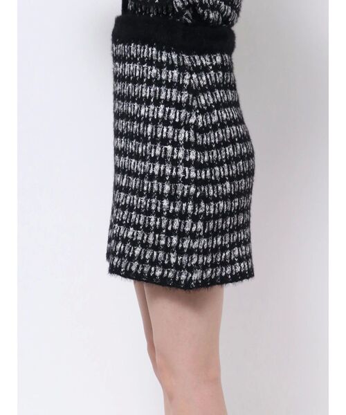 EATME(イートミー)の「ツイードライクニットスカート(セットアップ可能)(スカート・レディース・ネイビー/レッド/オフホワイト/ブラック・FREE)」の22枚目の写真