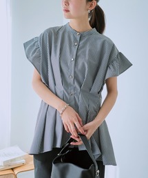 LAVEANGE | 【好機能シリーズ】接触冷感/UVカット/速乾/ウエストタックブラウス(シャツ/ブラウス)