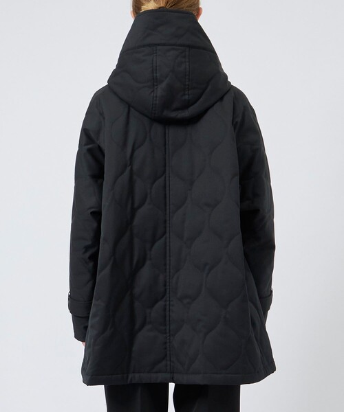 VACHEMENT(ヴァシュモン)の「【VACHEMENT/ヴァシュモン】《STUDIOUS別注》リサイクルシェルタフタ キルティングショート/キルティングブルゾン(ブルゾン・レディース・ブラック/ネイビー・FREE)」の5枚目の写真