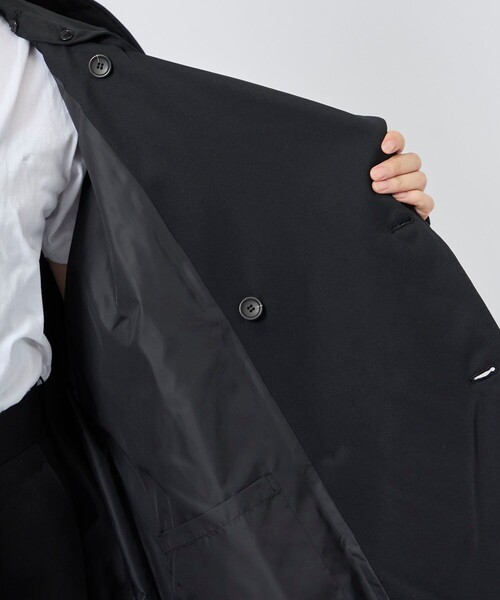 VACHEMENT(ヴァシュモン)の「【VACHEMENT/ヴァシュモン】《STUDIOUS別注》リサイクルシェルタフタ キルティングショート/キルティングブルゾン(ブルゾン・レディース・ブラック/ネイビー・FREE)」の12枚目の写真