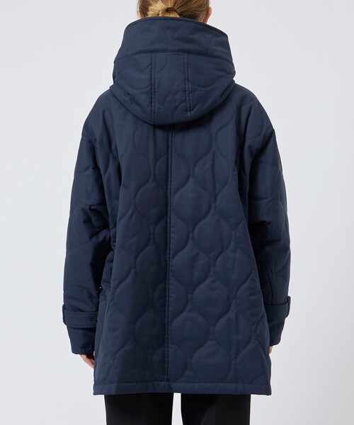 VACHEMENT(ヴァシュモン)の「【VACHEMENT/ヴァシュモン】《STUDIOUS別注》リサイクルシェルタフタ キルティングショート/キルティングブルゾン(ブルゾン・レディース・ブラック/ネイビー・FREE)」の16枚目の写真