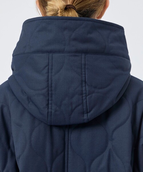 VACHEMENT(ヴァシュモン)の「【VACHEMENT/ヴァシュモン】《STUDIOUS別注》リサイクルシェルタフタ キルティングショート/キルティングブルゾン(ブルゾン・レディース・ブラック/ネイビー・FREE)」の18枚目の写真