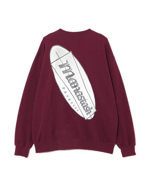 MANASTASH(マナスタッシュ)の「MANASTASH/マナスタッシュ CiTee SWEAT EMBLEM/シティスウェットエンブレム(スウェット・メンズ・ブラック/その他/ホワイト・M/L/S)」の3枚目の写真