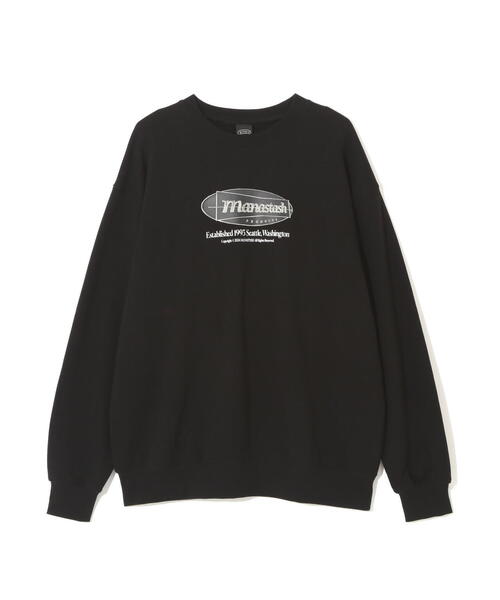 MANASTASH(マナスタッシュ)の「MANASTASH/マナスタッシュ CiTee SWEAT EMBLEM/シティスウェットエンブレム(スウェット・メンズ・ブラック/その他/ホワイト・M/L/S)」の4枚目の写真