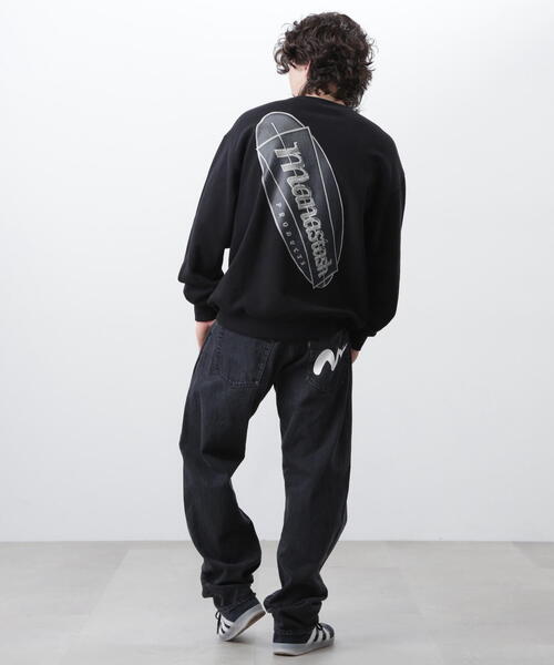 MANASTASH(マナスタッシュ)の「MANASTASH/マナスタッシュ CiTee SWEAT EMBLEM/シティスウェットエンブレム(スウェット・メンズ・ブラック/その他/ホワイト・M/L/S)」の7枚目の写真