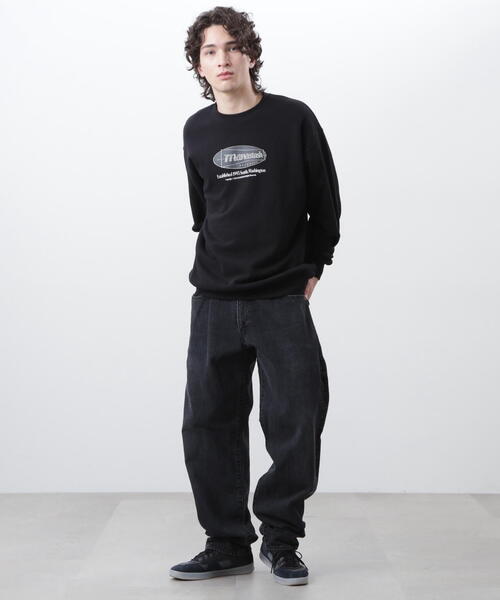 MANASTASH(マナスタッシュ)の「MANASTASH/マナスタッシュ CiTee SWEAT EMBLEM/シティスウェットエンブレム(スウェット・メンズ・ブラック/その他/ホワイト・M/L/S)」の8枚目の写真