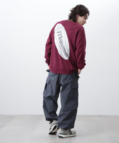 MANASTASH(マナスタッシュ)の「MANASTASH/マナスタッシュ CiTee SWEAT EMBLEM/シティスウェットエンブレム(スウェット・メンズ・ブラック/その他/ホワイト・M/L/S)」の17枚目の写真