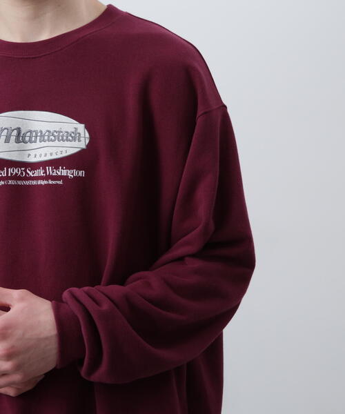 MANASTASH(マナスタッシュ)の「MANASTASH/マナスタッシュ CiTee SWEAT EMBLEM/シティスウェットエンブレム(スウェット・メンズ・ブラック/その他/ホワイト・M/L/S)」の22枚目の写真