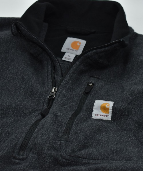 Carhartt(カーハート)の「【ヴィンテージ古着】Carhartt ハーフジップ フリース プルオーバー(その他トップス・メンズ・チャコールグレー・X-LARGE)」の3枚目の写真