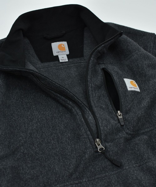 Carhartt(カーハート)の「【ヴィンテージ古着】Carhartt ハーフジップ フリース プルオーバー(その他トップス・メンズ・チャコールグレー・X-LARGE)」の4枚目の写真