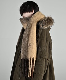 ADRER | volume fringe shaggy muffler / ボリュームフリンジシャギーマフラー(マフラー)
