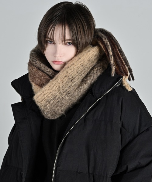 volume fringe shaggy muffler / ボリュームフリンジシャギーマフラー