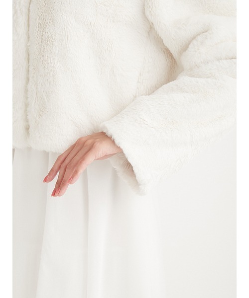 CELFORD（セルフォード）の「ファーショートジャケット（その他アウター・レディース・オフホワイト/ピンクベージュ・38/36）」の13枚目の写真