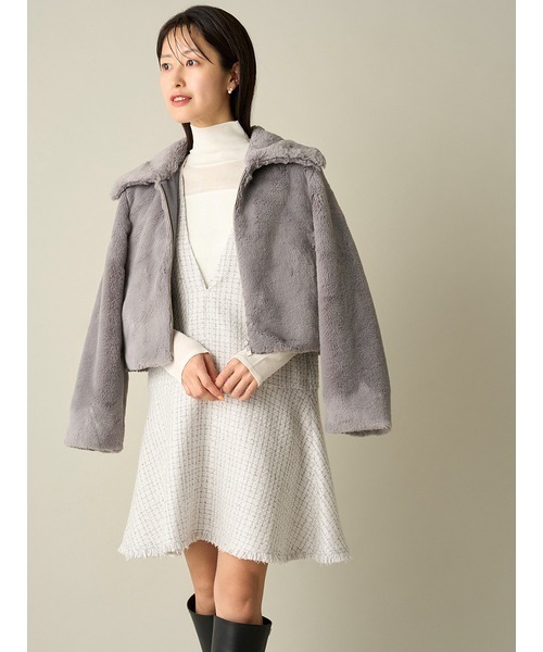 ファーショートジャケット【セルフォード】 セルフォード ファーショートジャケット 楽天市場】【即日出荷