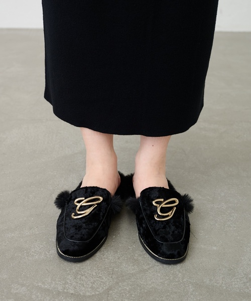 LE TALON（ルタロン）の「GRISEメタルモチーフスリッパ（その他