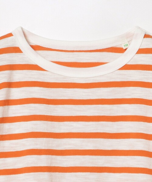 BEAMS mini（ビームスミニ）の「カラフル ボーダー ロングスリーブ Tシャツ 2025SS（90～150cm）（Tシャツ/カットソー・キッズ・その他/パープル/ケリーグリーン/オレンジ/ブルー/レッド系その他3・150/130/120/110/100/90/140）」の15枚目の写真