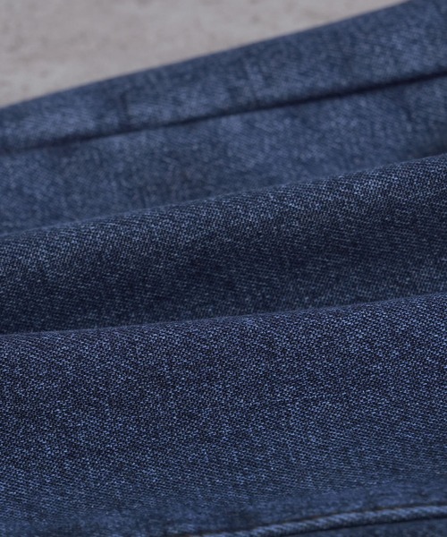 reca（レカ）の「裏起毛ボンディング タックデニムパンツ（デニムパンツ・レディース・ネイビー・M/L）」の17枚目の写真