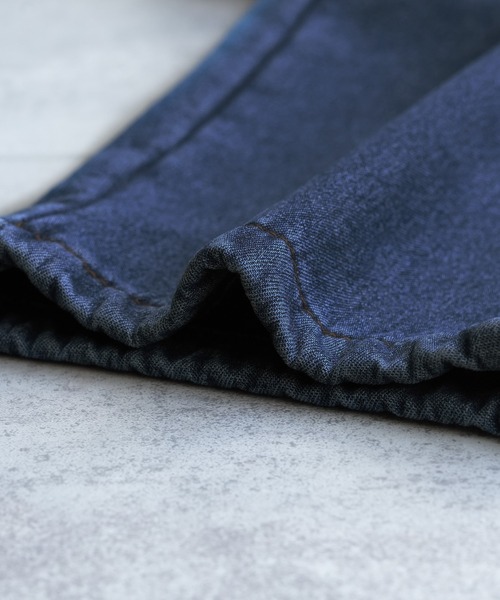 reca（レカ）の「裏起毛ボンディング タックデニムパンツ（デニムパンツ・レディース・ネイビー・M/L）」の19枚目の写真