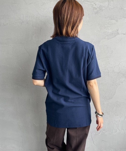 【WEB限定】[FRED PERRY 袖ティップライン鹿の子Tシャツ WEB限定】[FRED PERRY/フレッドペリー] 袖ティップライン鹿の子T