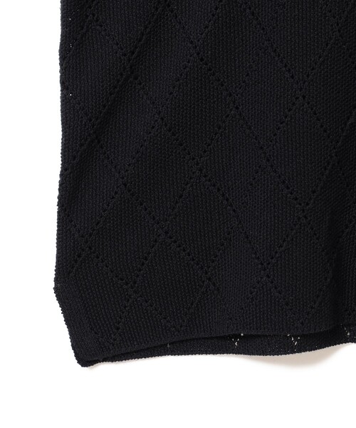 B:MING by BEAMS（ビーミングバイビームス）の「12ゲージ アーガイル スキッパー ポロシャツ（ポロシャツ・メンズ・ホワイト系その他5/ブラック・S/M/L/XL）」の12枚目の写真