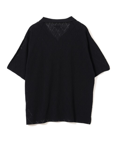 B:MING by BEAMS（ビーミングバイビームス）の「12ゲージ アーガイル スキッパー ポロシャツ（ポロシャツ・メンズ・ホワイト系その他5/ブラック・S/M/L/XL）」の13枚目の写真