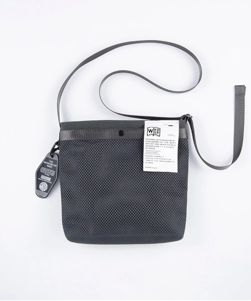 WEEKEND(ER)(ウィークエンダー)の「WEEKEND(ER)/ウィークエンダ― MESH& SHOULDER BAG(ショルダーバッグ・レディース・タン/グレー・FREE)」の3枚目の写真