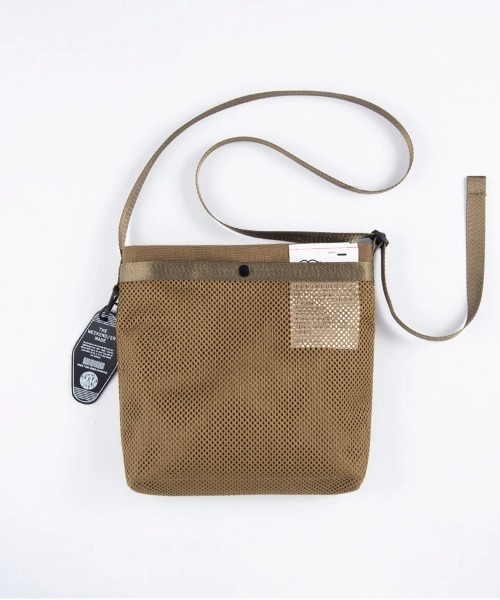 WEEKEND(ER)(ウィークエンダー)の「WEEKEND(ER)/ウィークエンダ― MESH& SHOULDER BAG(ショルダーバッグ・レディース・タン/グレー・FREE)」の9枚目の写真