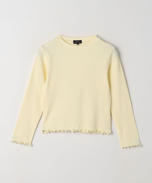 green label relaxing(グリーンレーベルリラクシング)の「チュールキャミ+プルオーバー ロングスリーブ / キッズ 100cm-130cm(Tシャツ/カットソー・キッズ・オフホワイト/ライトブルー・100cm/110cm/120cm/130cm)」の10枚目の写真