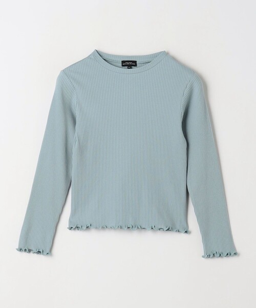 green label relaxing(グリーンレーベルリラクシング)の「チュールキャミ+プルオーバー ロングスリーブ / キッズ 100cm-130cm(Tシャツ/カットソー・キッズ・オフホワイト/ライトブルー・100cm/110cm/120cm/130cm)」の18枚目の写真