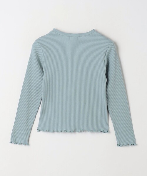 green label relaxing(グリーンレーベルリラクシング)の「チュールキャミ+プルオーバー ロングスリーブ / キッズ 100cm-130cm(Tシャツ/カットソー・キッズ・オフホワイト/ライトブルー・100cm/110cm/120cm/130cm)」の19枚目の写真