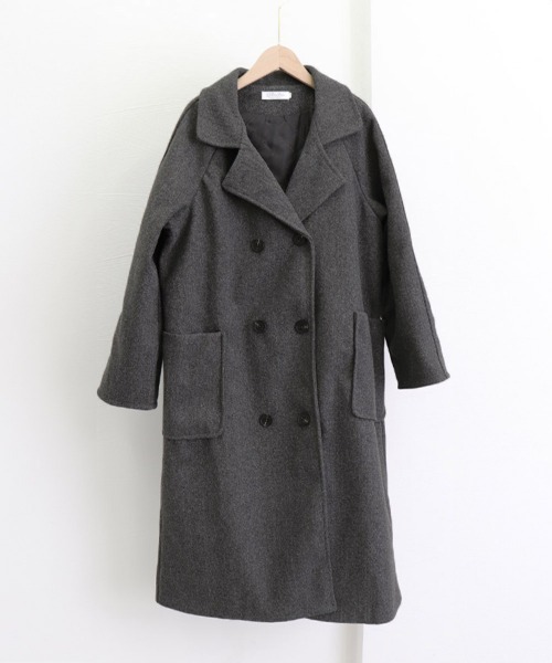 Miniministore(ミニミニストア)の「中綿 チェスターコート レディース 韓国風(トレンチコート・レディース・ブラック/ダークグレー・2XL/L/XL)」の12枚目の写真