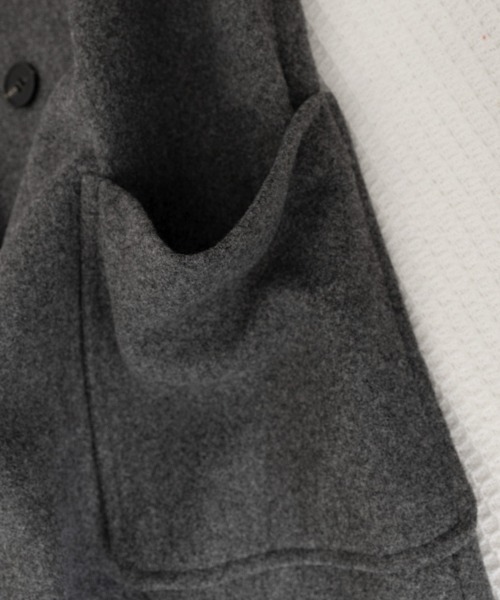 Miniministore(ミニミニストア)の「中綿 チェスターコート レディース 韓国風(トレンチコート・レディース・ブラック/ダークグレー・2XL/L/XL)」の18枚目の写真