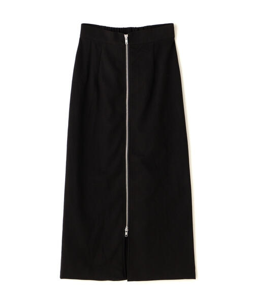 FREE'S MART（フリーズマート）の「[MFM]フロントジップストレートスカート（スカート・レディース・ブラック/グレー・SMALL/MEDIUM）」の5枚目の写真