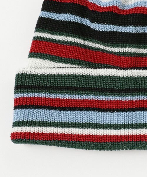 cityboy oldgap マルチボーダー ビーニー ノームコア テック マルチボーダー ワッチキャップ（ニットキャップ/ビーニー