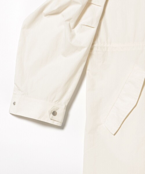 BEAMS HEART（ビームスハート）の「撥水ナイロンモッズコート（モッズコート・レディース・オリーブ/チャコールグレー/オフホワイト・FREE）」の20枚目の写真