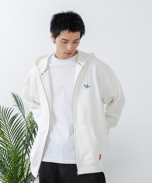 (What it isNt)ART BY MARKGONZALES(ワットイットイズント)の「【(What it isNt)ART BY MARKGONZALES / (ワットイットイズント) アートバイ マークゴンザレス】バックプリントジップフーディー(パーカー・メンズ・グレー/ホワイト/ブラック・MEDIUM/LARGE/X-LARGE)」の19枚目の写真
