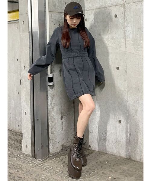 NEW ERA（ニューエラ）の「【MURUA×NEW ERA】M LOGO CAP（キャップ・レディース・ブラウン/グリーン・FREE）」の17枚目の写真