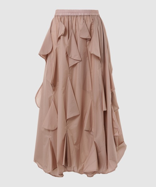 ANREALAGE（アンリアレイジ）の「WIND FAN BUMP SKIRT（スカート・レディース・ブルー系その他/ベージュ系その他/ブラック・40/38/36）」の2枚目の写真